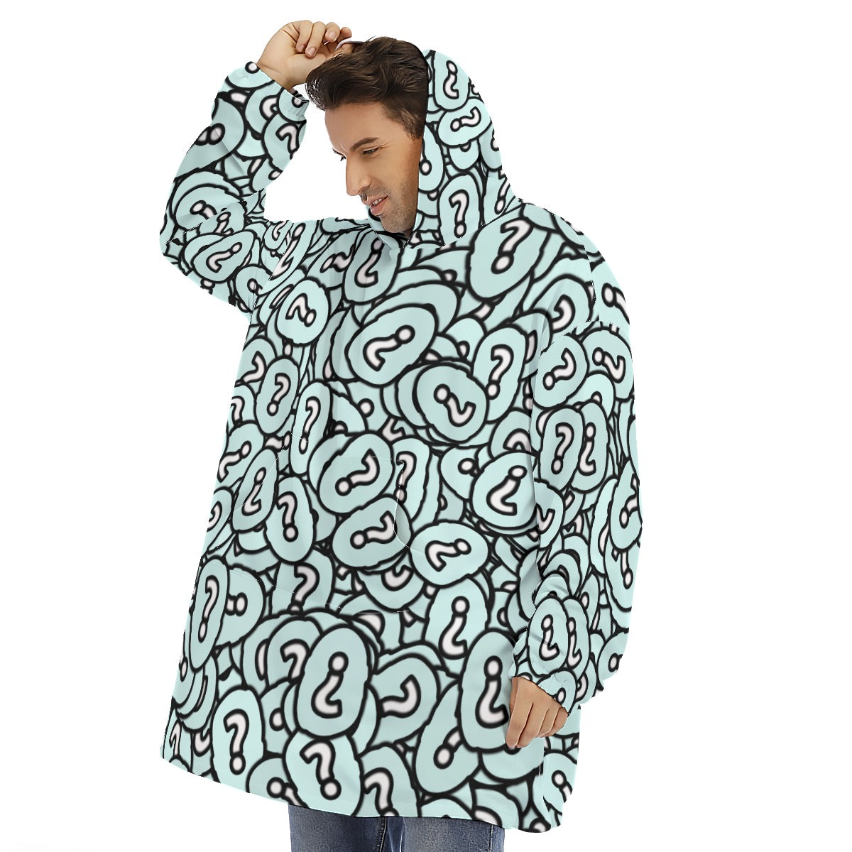 Custom Adult Blanket Hoodie